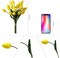 10pcs Artificial Yellow Tulips Faux Tulip Bouquet Real Touch Fake Flowers for Spring Mother's Day Easter Wedding Home Decoration